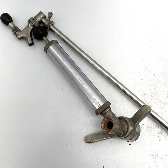 VTG Beer Hand Pump Single Tapper Keg Drum & Barrel Bar Tavern Standard Faucet - Picture 10 of 14